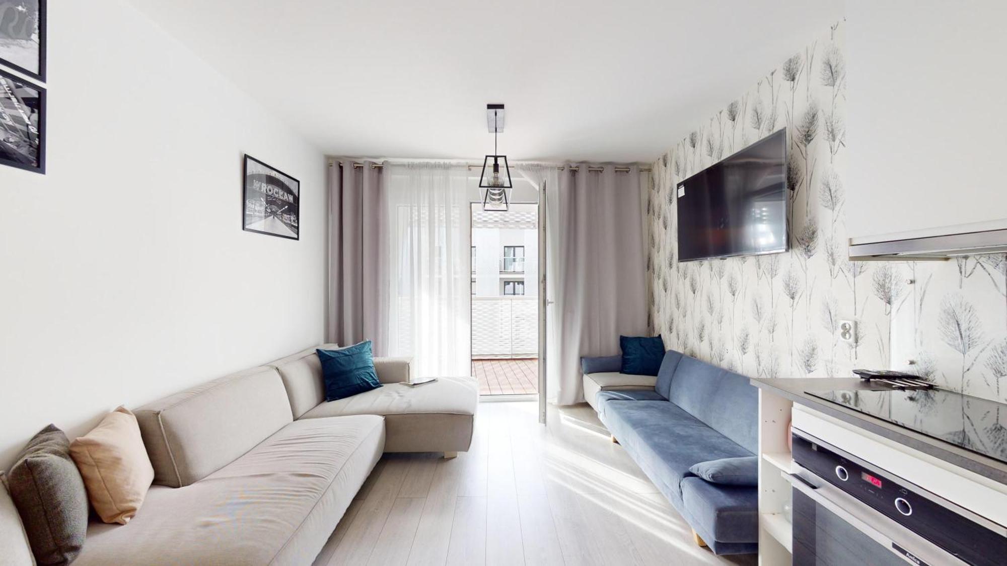 Family House By The River Odra -Panoramic Terrace - 3Room Apartment With 2 Separate Bedrooms And 2 Balconies By Wroapart-Pl- Perfect For Family & Business Stays Breslávia Exterior foto