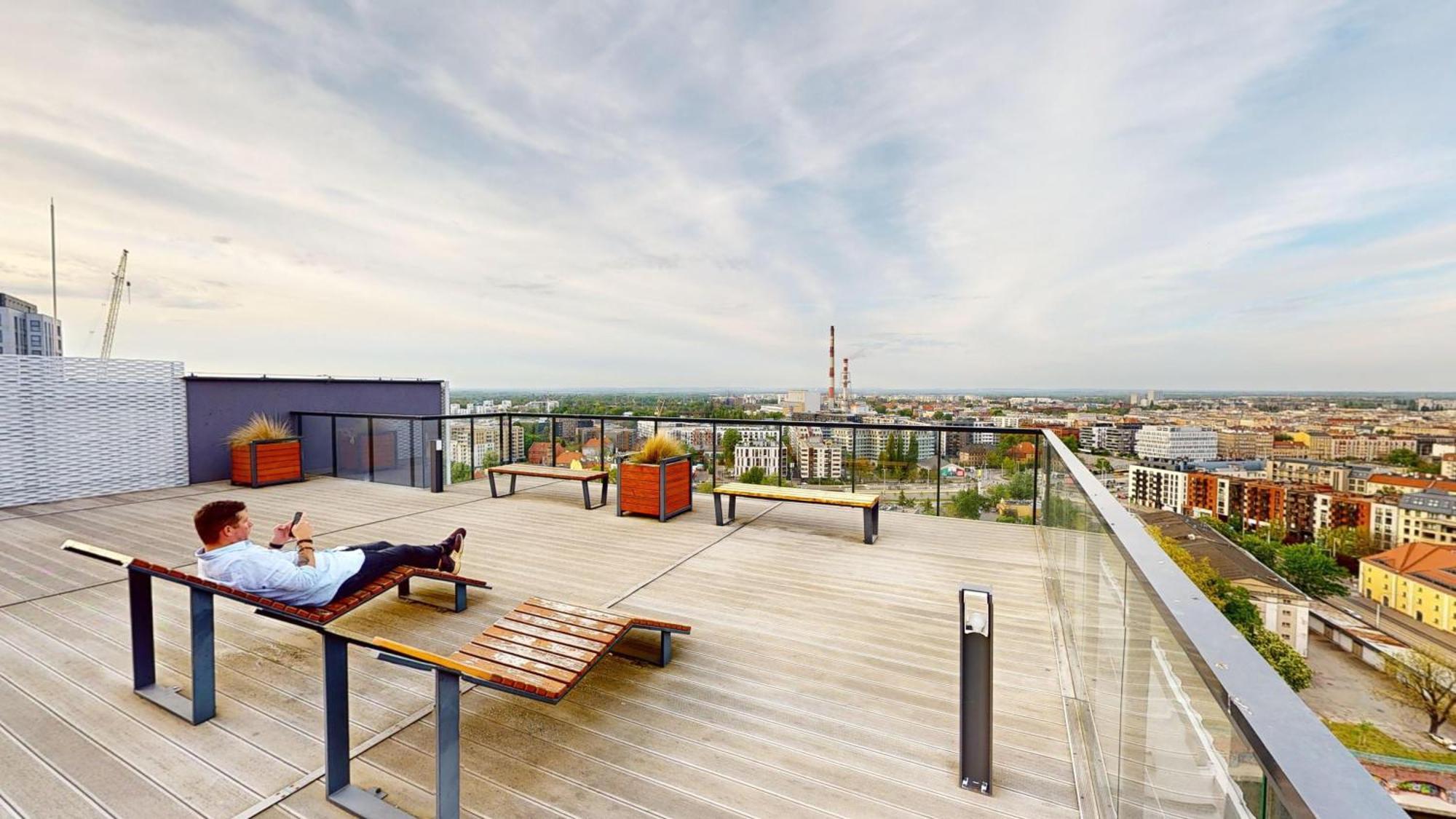 Family House By The River Odra -Panoramic Terrace - 3Room Apartment With 2 Separate Bedrooms And 2 Balconies By Wroapart-Pl- Perfect For Family & Business Stays Breslávia Exterior foto
